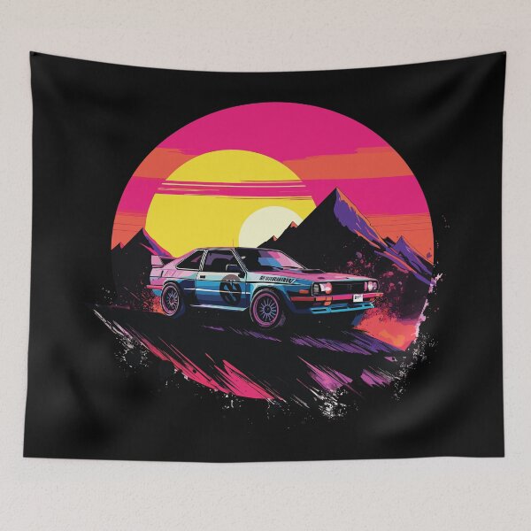 Item preview, Rally car retro style designed and sold by InstaCreatives.