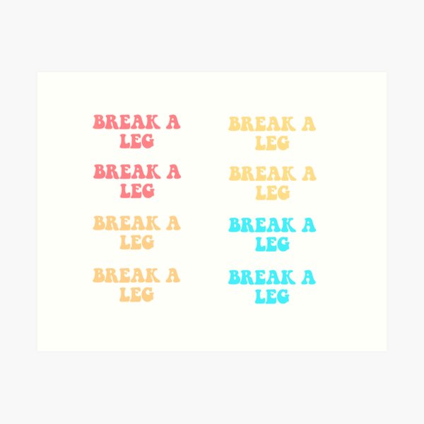 Item preview, Break A Leg Musical Theatre Sticker Pack Gift designed and sold by katie-walker32.