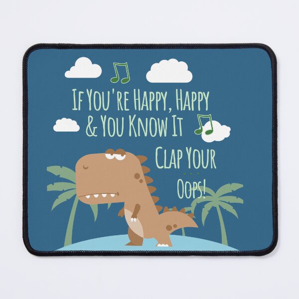 Item preview, T Rex If You Are Happy and You Know It oops!  designed and sold by Mumzy2many.