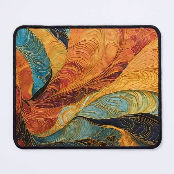 Item preview, Indian Silk Textile Pattern XVI: Celebrates Music, Mythology and Festivals with Celestial Colors and Intertwined Shapes. designed and sold by InsaneLEDP.