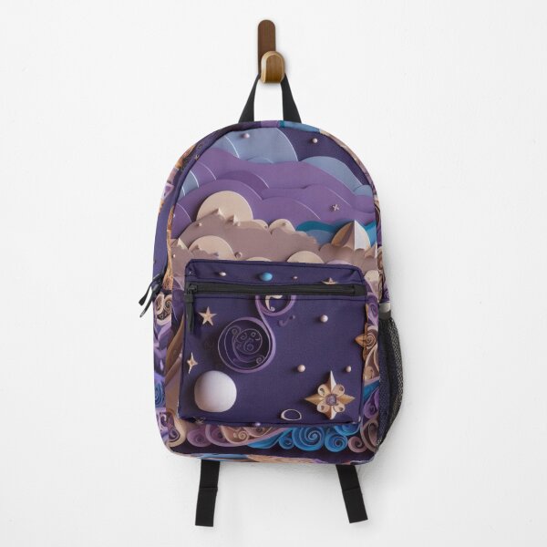 Item preview, Horse, moon and stars on a purple background. 3d rendering designed and sold by aiphotosart.
