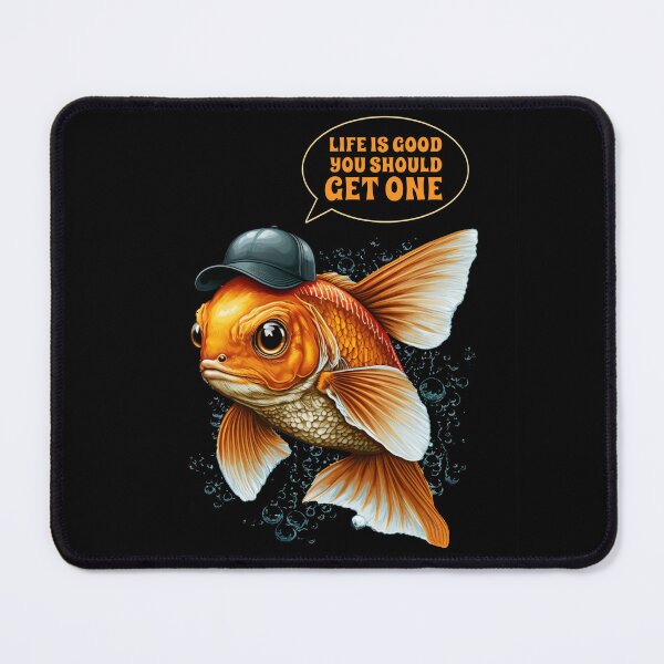 Item preview, Angry Fish Funny Insults No 5 - Deadpan Sarcasm Humour Gift designed and sold by InkyGenies.