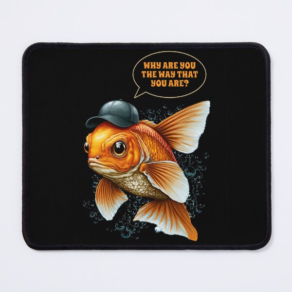 Item preview, Angry Fish Funny Insults No 6 - Deadpan Sarcasm Humour Gift designed and sold by InkyGenies.