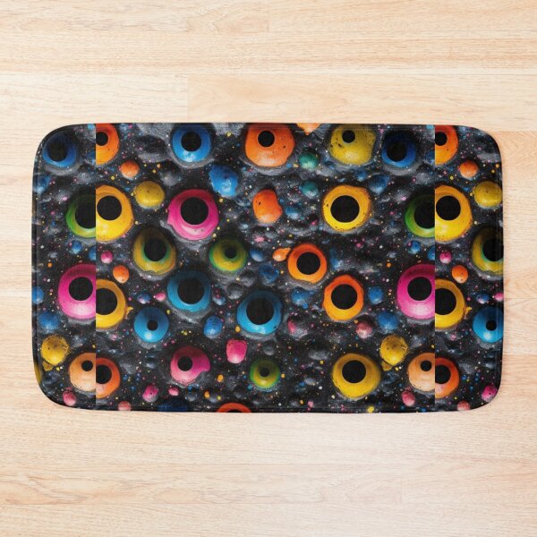 Item preview, Abstract pattern with colorful outlines of holes. designed and sold by MyMerryMary.
