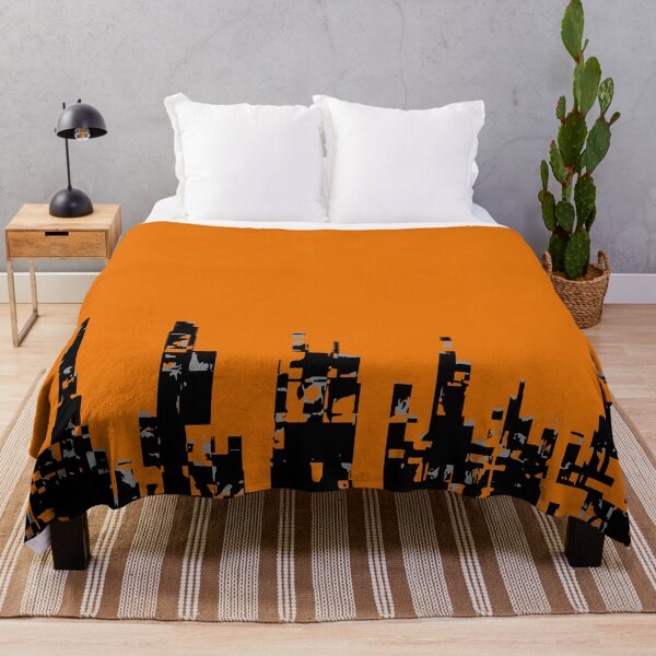 Item preview, CITYSCAPE. ABSTRACT URBAN LANDSCAPE. ORANGE. designed and sold by 5hertz.