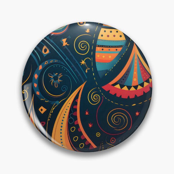 Item preview, Indian Silk Textile Pattern XIX: Celebrates Music, Mythology and Festivals with Celestial Colors and Intertwined Shapes. designed and sold by InsaneLEDP.