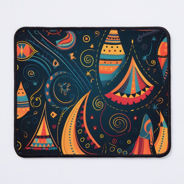Item preview, Indian Silk Textile Pattern XIX: Celebrates Music, Mythology and Festivals with Celestial Colors and Intertwined Shapes. designed and sold by InsaneLEDP.