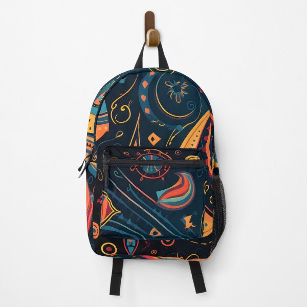 Item preview, Indian Silk Textile Pattern XIX: Celebrates Music, Mythology and Festivals with Celestial Colors and Intertwined Shapes. designed and sold by InsaneLEDP.