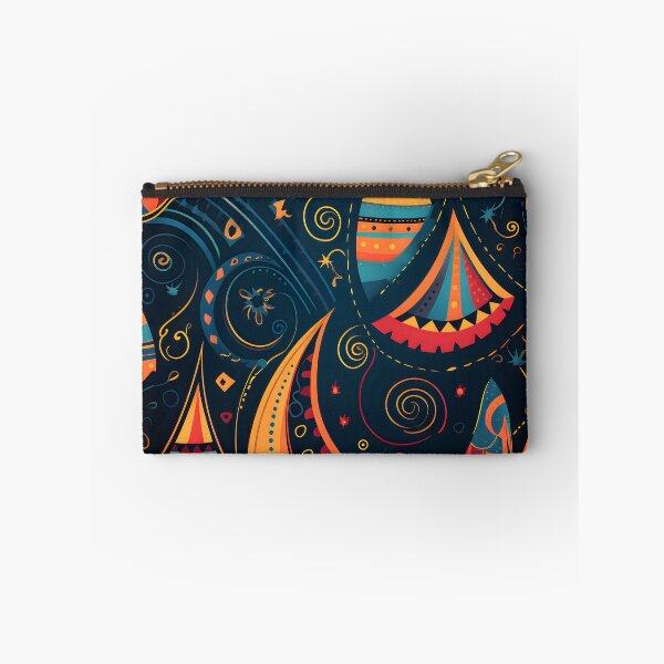 Item preview, Indian Silk Textile Pattern XIX: Celebrates Music, Mythology and Festivals with Celestial Colors and Intertwined Shapes. designed and sold by InsaneLEDP.
