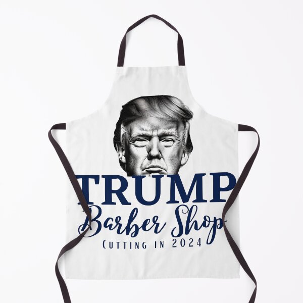 Item preview, Trump Barber Shop Cutting in 2024 designed and sold by Hiremeamerica.