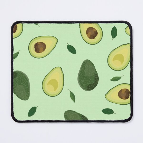Artikelvorschau, Muster aus ganzen und geschnittenen Avocados entworfen und verkauft von Juanitodesigns.