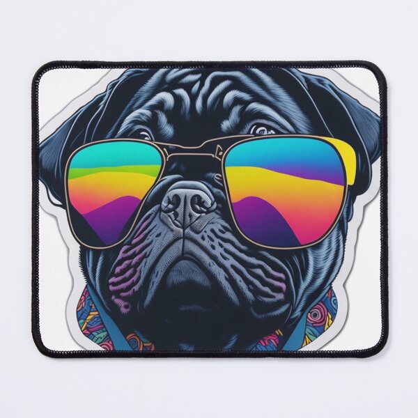 Item preview, Poster Doggo for cool summers designed and sold by LivingItFunky.