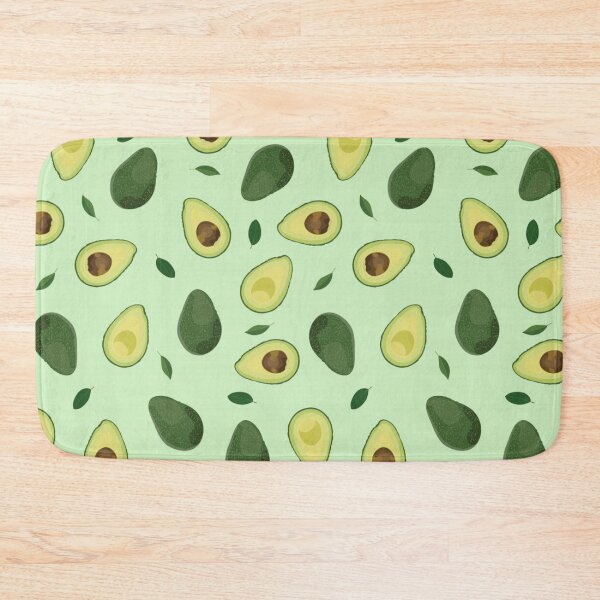 Item preview, Whole and sliced avocado pattern designed and sold by Juanitodesigns.