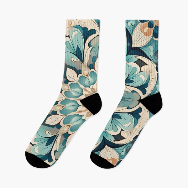 Item preview, Indian Silk Textile Pattern XX: Celebrates Music, Mythology and Festivals with Celestial Colors and Intertwined Shapes. designed and sold by InsaneLEDP.