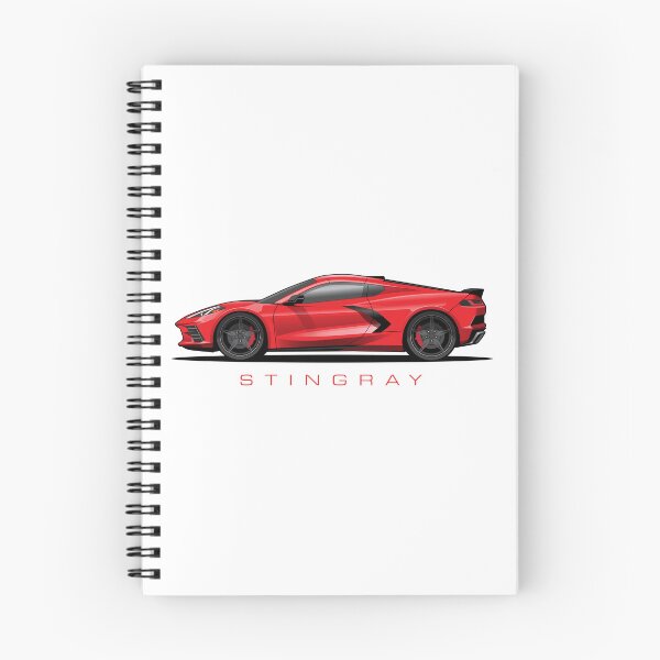 Item preview, Chevy Corvette C8 Red Illustration designed and sold by blackdogshop.
