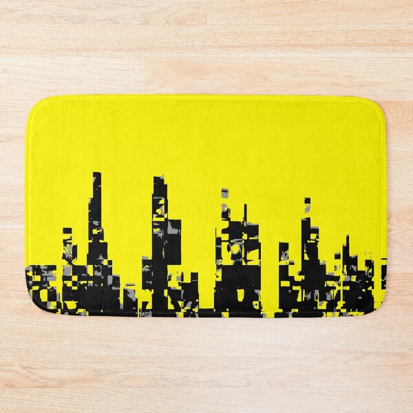 Item preview, CITYSCAPE. ABSTRACT URBAN LANDSCAPE. YELLOW. designed and sold by 5hertz.