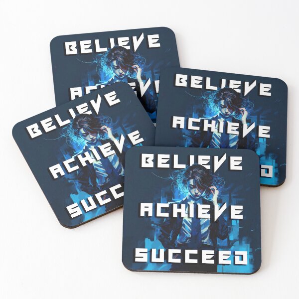 Item preview, Motivation Poster - Believe, Achieve, Succeed designed and sold by TheDarkFuture.