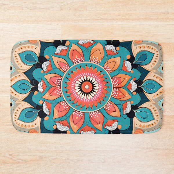 Item preview, Indian Silk Textile Pattern XXI: Celebrates Music, Mythology and Festivals with Celestial Colors and Intertwined Shapes. designed and sold by InsaneLEDP.