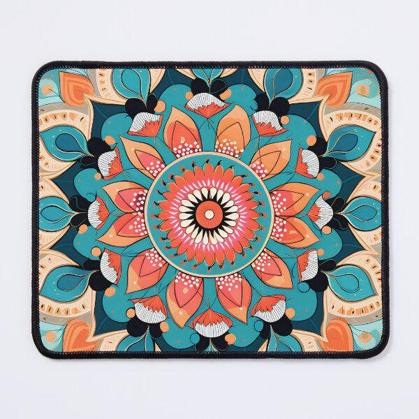 Item preview, Indian Silk Textile Pattern XXI: Celebrates Music, Mythology and Festivals with Celestial Colors and Intertwined Shapes. designed and sold by InsaneLEDP.
