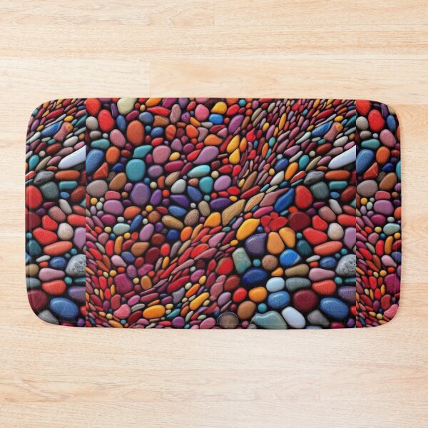 Item preview, Colorful Pebble Mosaic designed and sold by MyMerryMary.