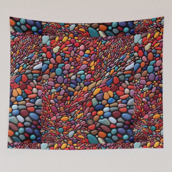 Item preview, Colorful Pebble Mosaic designed and sold by MyMerryMary.