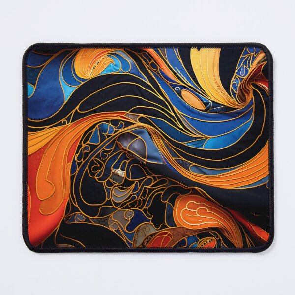 Item preview, Indian Silk Textile Pattern XXII: Celebrates Music, Mythology and Festivals with Celestial Colors and Intertwined Shapes. designed and sold by InsaneLEDP.