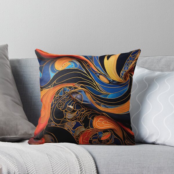 Item preview, Indian Silk Textile Pattern XXII: Celebrates Music, Mythology and Festivals with Celestial Colors and Intertwined Shapes. designed and sold by InsaneLEDP.