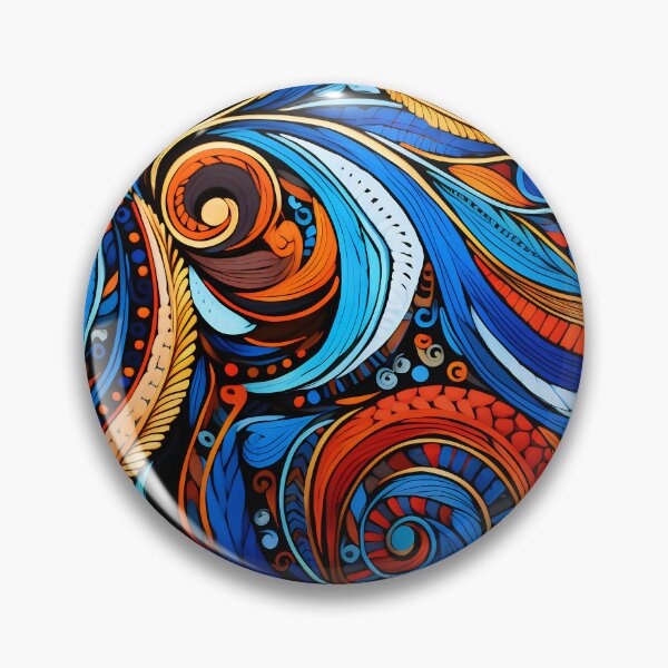 Item preview, Indian Silk Textile Pattern XXIII: Celebrates Music, Mythology and Festivals with Celestial Colors and Intertwined Shapes. designed and sold by InsaneLEDP.