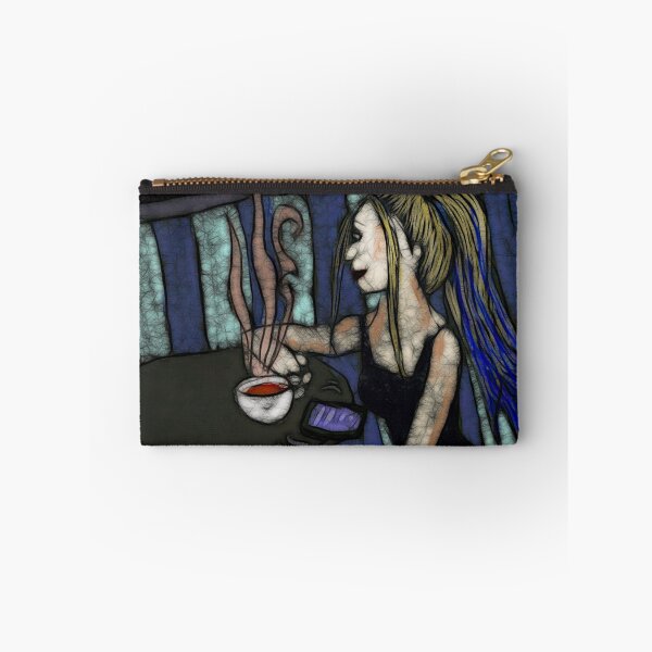 Item preview, Woman In a Cafe designed and sold by bloomingvine.
