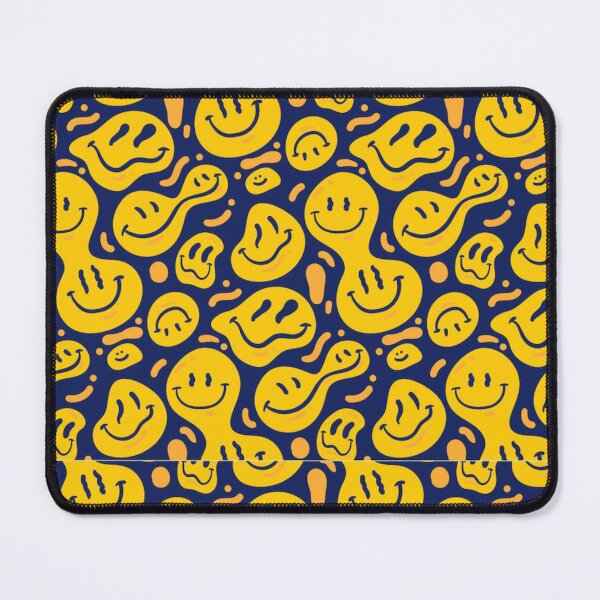 Item preview, Distorted smile emoticon pattern designed and sold by Juanitodesigns.