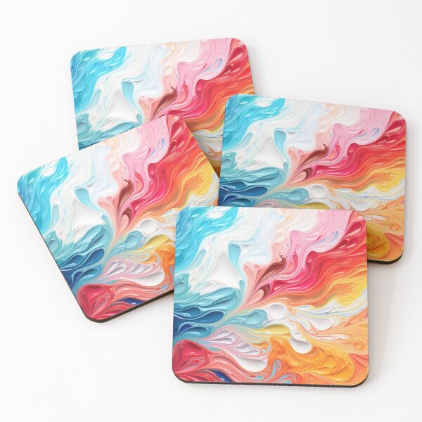Item preview, Colorful Waves: Abstract Pattern designed and sold by MyMerryMary.