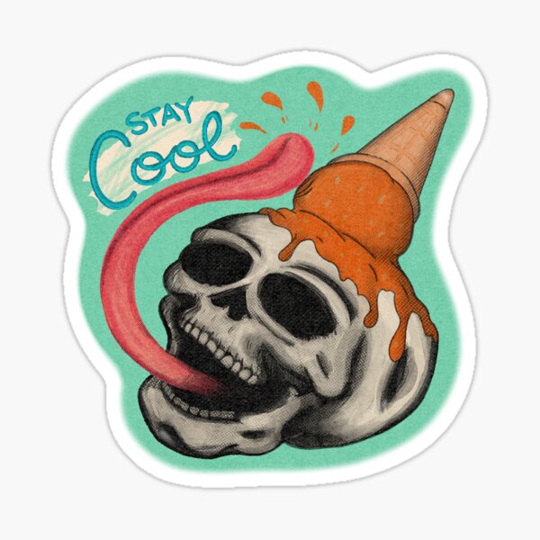 Soft Nosferatu Presents! Monster Mag Collection - Stay Cool! Sticker