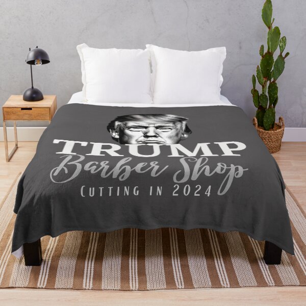 Item preview, Trump Barber Shop Cutting in 2024 designed and sold by Hiremeamerica.