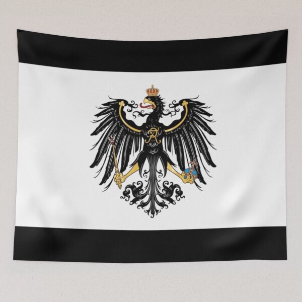Item preview, Flag of Prussia designed and sold by HeraldryCabinet.