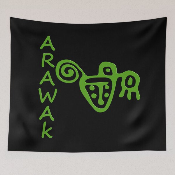 Item preview, Arawak green ethnic petroglyph designed and sold by GAEDesigns.