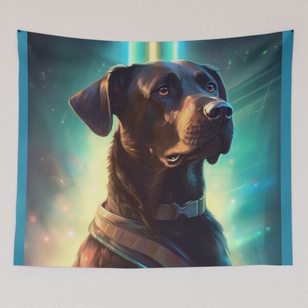 Item preview, May the furce be with you- Lab mix designed and sold by TheTedShop.