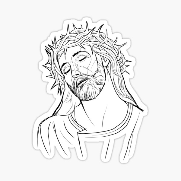 Item preview, Jesus Bows His Head designed and sold by Tina Mancusi.