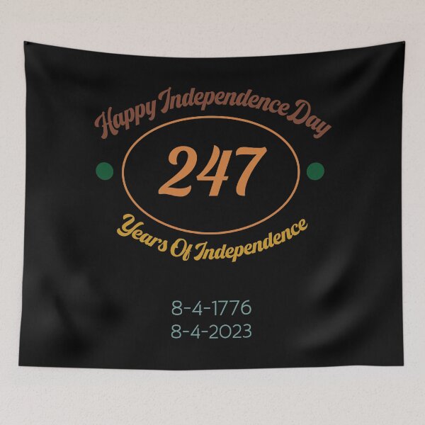 Item preview, Happy Indipendence Day 2023 vintage colors designed and sold by WilliamsGFX.