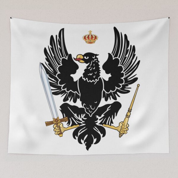 Item preview, Flag of the Kingdom of Prussia designed and sold by HeraldryCabinet.