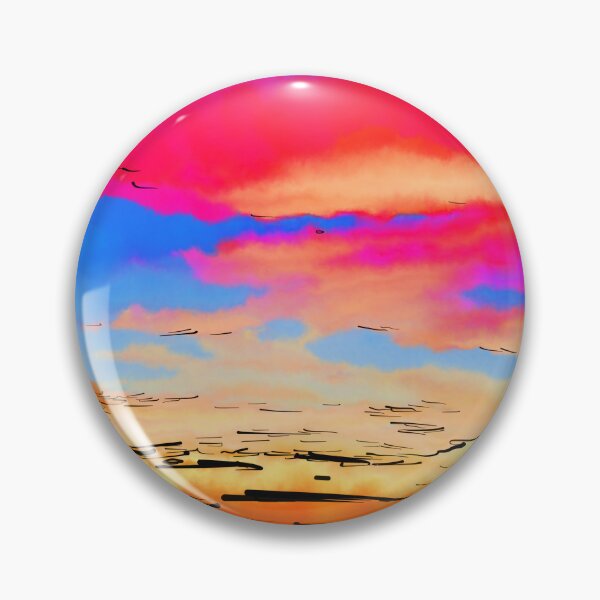 Item preview, Colorful Abstract Sunset designed and sold by KirtTisdale.