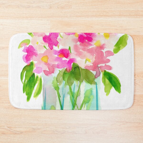 Item preview, Sweet pea flowers in a vase watercolor painting designed and sold by AnissaF.