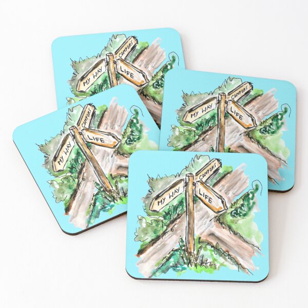 Item preview, Crossroads, watercolor, fine art designed and sold by janianna.