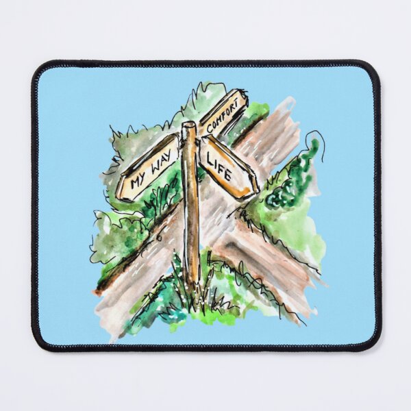 Item preview, Crossroads, watercolor, fine art designed and sold by janianna.