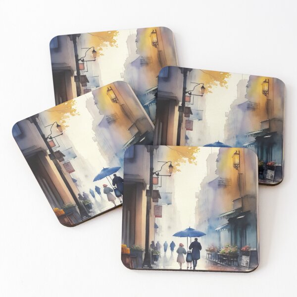 Item preview, Rain in the city # 2 Brisbane, Highgate Hill designed and sold by ElderWisdom.