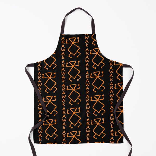 Item preview, Arawak orange ethnic petroglyph designed and sold by GAEDesigns.