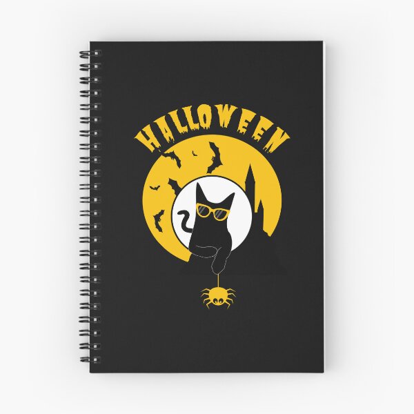 Item preview, Halloween Black Cat Desing Cat Moon Halloween Cat Bats Cat Owner Black Cat Cat Mom designed and sold by ColorDesings.