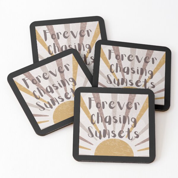 Item preview, Forever Chasing Sunsets designed and sold by GoldenPearPress.
