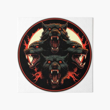 Tiger Tournament - Tiger Cerberus Art Board Print for Sale by