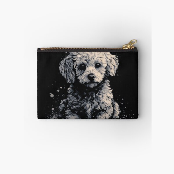 Item preview, A Cavapoo Puppy In Rugged Distressed Style For Dark T-shirts designed and sold by GVRDesign.