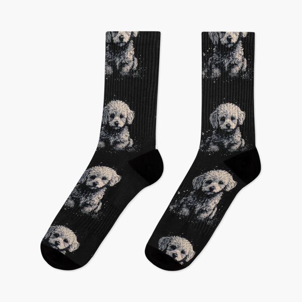 Item preview, A Cavapoo Puppy In Rugged Distressed Style For Dark T-shirts designed and sold by GVRDesign.